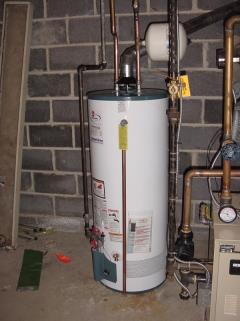 water heater with expansion tank